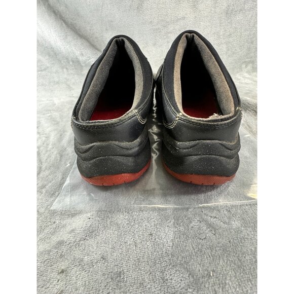 Tommy Hilfiger Shoe mens 10.5M Black Leather Slip On Sneaker Low Back - Picture 2 of 16